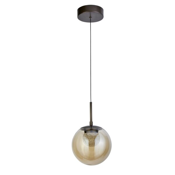 LED Pendelleuchte 2700K Glas Bronze Champagner Ø20 cm