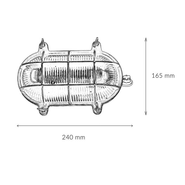 Applique extérieure laiton Maritim IP64 maison terrasse