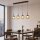 LED Pendelleuchte 3000K Glas Bronze Champagner L:90 cm