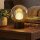 LED Tischlampe dimmbar 3000K Glas Bronze Champagner