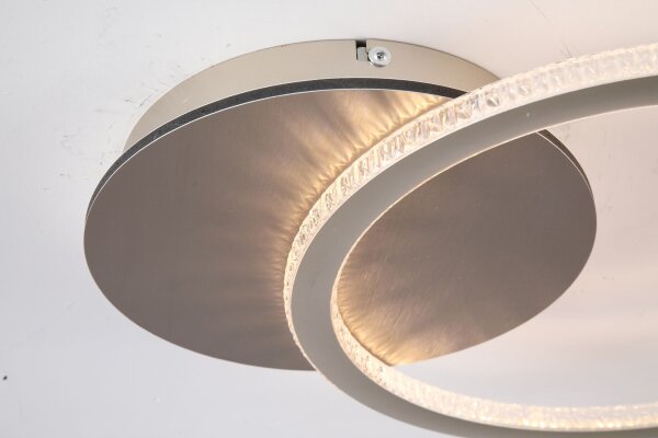 LED Deckenlampe dimmbar 3000K Metall Bronze-Braun