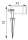Erdspießstrahler schwenkbar Grau GU10 IP54 H:32 cm