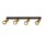Deckenspot verstellbar Gummiholz Schwarz E27 L:91,5 cm