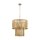 Pendelleuchte Metall Gold E14 Ø50 cm mehrstöckig modern