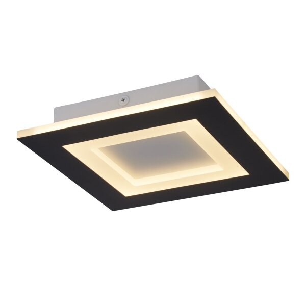 LED Deckenleuchte dimmbar 3000-6500K Schwarz L:25 cm
