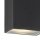 LED Außenwandlampe 4000K Aluminium Glas Schwarz IP44