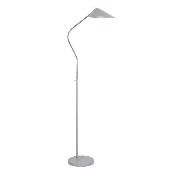 Stehlampe Metall Chrom E27 H:183 cm Kabelschalter