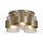Deckenlampe Glas Metall Messing Antik E27 L:22cm Modern