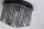 Deckenlampe Metall Rauchglas Schwarz E14 H:23 cm modern