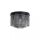Deckenlampe Metall Rauchglas Schwarz E14 H:23 cm modern