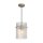 Hängelampe Glas Metall Sandfarben E27 Ø20 cm Trommel