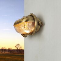 Lampe murale extérieure laiton Maritim ovale IP64...