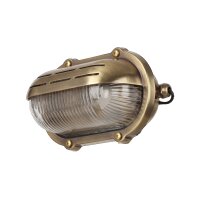 Lampe murale extérieure laiton Maritim ovale IP64...