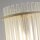 Tischlampe Glas Sandfarben E14 H:37,5 cm Stäbe Modern