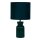 Tischlampe Keramik Samt Smaragdgrün 39,5 cm E14 modern
