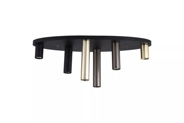 Deckenlampe Aluminium Schwarz Bronze GU10 L:80 cm