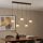 LED Hängelampe 3000K Bronze Champagner L:131 cm Glas