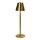 LED Tischleuchte Akku 2700-6500K Metall Messing H:36 cm