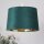 Lampenschirm Samt Smaragdgrün Gold E14 E27 H:20 cm Loft