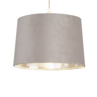 Lampenschirm Samt Nerz Gold E14 E27 &Oslash;30 cm Loft konisch
