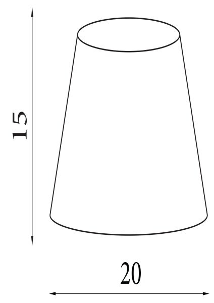 Lampenschirm Samt Smaragdgrün Gold E14 E27 H:15 cm Loft