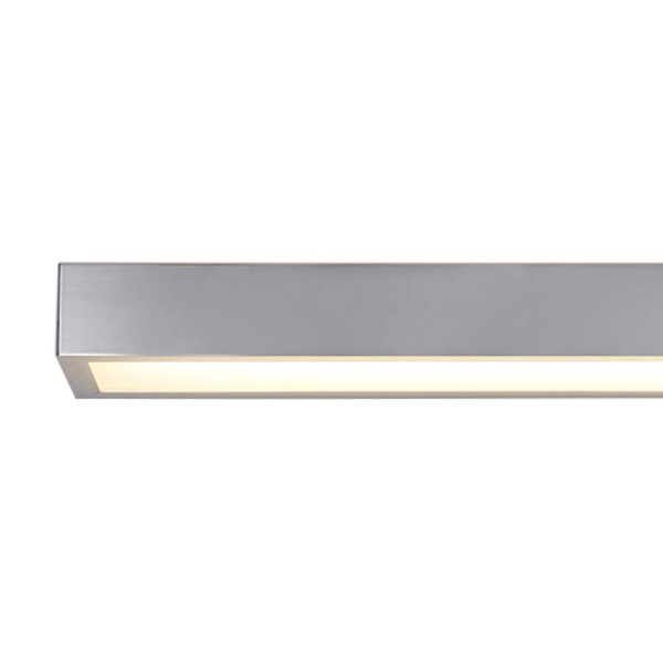 LED Wandlampe Zugschalter 3000K Aluminium Chrom IP44