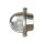 Applique nickel IP64 laiton véritable ovale Maritim