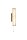 LED Wandleuchte Zugschalter 3000K Glas Metall Gold IP44
