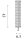 LED Wandlampe Zugschalter 3000K Glas Gold IP44 H:43 cm