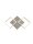 LED Wandleuchte 3000K Aluminium Silber H:22,5 cm modern