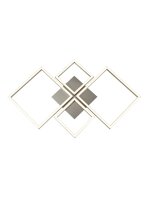 LED Wandleuchte 3000K Aluminium Silber L:74,5 cm modern