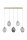 Pendelleuchte Klarglas Rauchglas Messing Bernstein E14