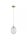 Pendelleuchte Glas Metall Messing E14 Ø16 cm modern