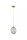 Pendelleuchte Glas Metall Messing Bernstein E14 Ø16 cm