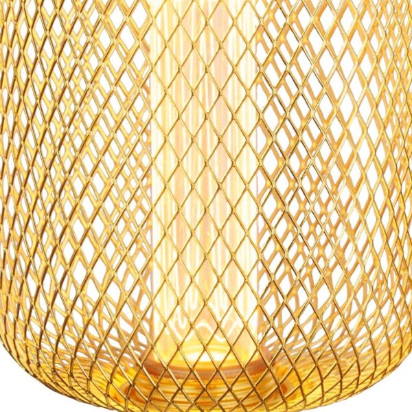 LED Leuchtmittel 1800K Glas Metall Gold E27 Ø10 cm