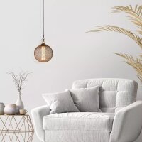 LED Leuchtmittel 1800K Glas Metall Schwarz E27 Ø12 cm
