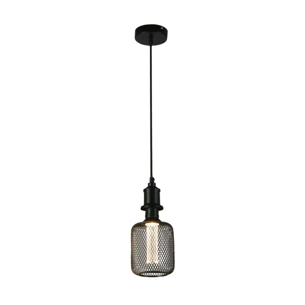 LED Leuchtmittel 2700K Glas Schwarz-Chrom E27 Ø12 cm