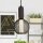 LED Leuchtmittel 2700K Glas Metall Schwarz E27 Ø14 cm