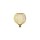 LED Leuchtmittel 2700K Glas Metall Gold E27 Ø14 cm