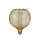 LED Leuchtmittel 2700K Glas Metall Gold E27 Ø14 cm