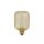 LED Leuchtmittel 4000K Glas Metall Gold E27 Ø12 cm