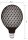 LED Leuchtmittel 1800K Glas Schwarz E27 Ø12,5 cm 100 lm