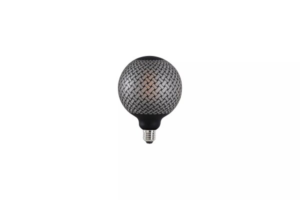 LED Leuchtmittel 1800K Glas Schwarz E27 Ø12,5 cm 180 lm
