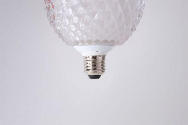 LED Leuchtmittel 2700K Glas Metall E27 Ø11,6 cm klar