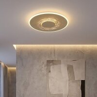 LED Deckenlampe dimmbar 2700-4000K Kristall Sandfarben
