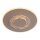 LED Deckenlampe dimmbar 2700-4000K Kristall Sandfarben