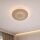 LED Deckenlampe dimmbar 2700-4000K Kristall Sandfarben