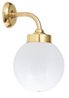 Wandlampe Außen Messing Kugel Schirm Ø20cm...