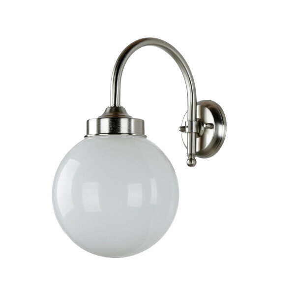 Applique résistante aux intempéries VERIA Nickel Blanc en laiton