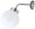 Applique ext&eacute;rieure nickel blanc laiton v&eacute;ritable IP43 Hof